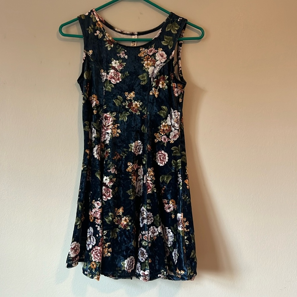 Girls size 12 velvety dress